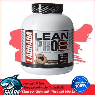 Sữa Nuôi Dưỡng Cơ Bắp Whey Casein Labrada Lean Pro 8 5lb (2 34kg) - Nuôi Cơ Cả Ngày - Chính Hãng 100%