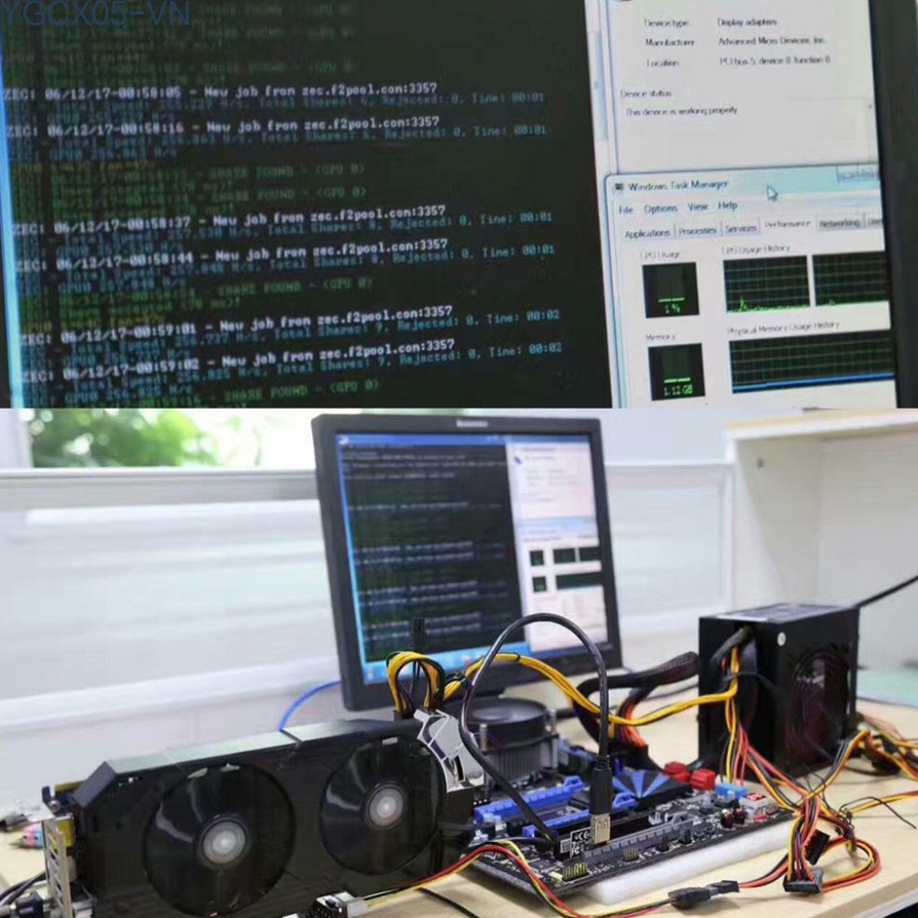 Card Mở Rộng Ver008S Pci-E 1x Sang 16x 60cm Usb3.0 4pin 6pin Sata Cho Btc Miner Mining | BigBuy360 - bigbuy360.vn