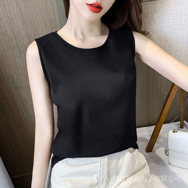 Áo Thun Thể Thao Không Tay Chất Liệu 100% Cotton Cao Cấp Thời Trang Dành Cho Nữ