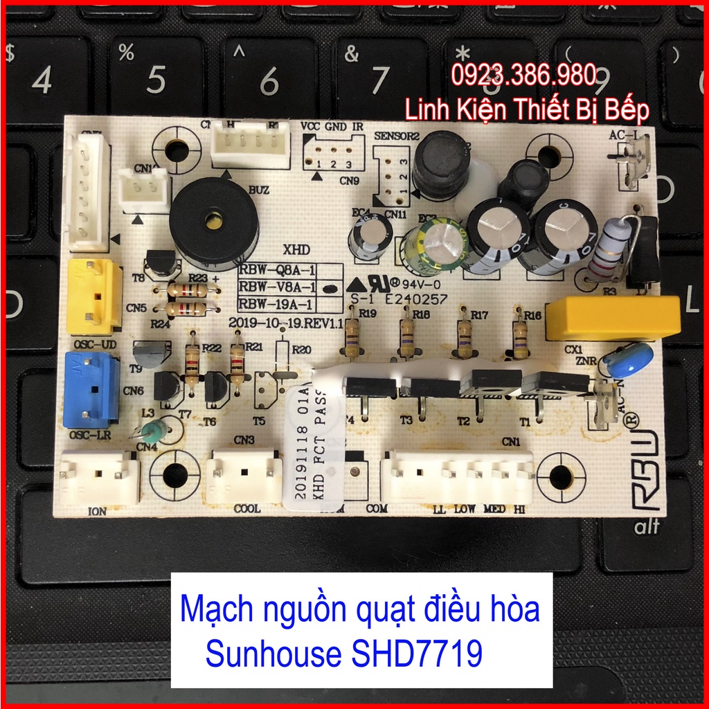 Mạch nguồn quạt điều hòa hơi nước Sunhouse SHD7719 - Hàng chính hãng