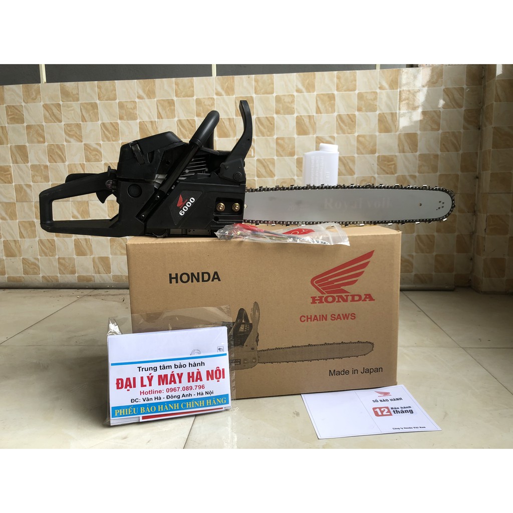 Máy cưa xích xăng HONDA 6000 ⚡️ Công suất 60cc ⚡️ FREE SHIP TOÀN QUỐC ⚡️ BẢO HÀNH TOÀN QUỐC