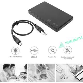 YI 2.5 inch Hard Disk Case SATA USB2.0 HDD Box External Hard Drive Enclosure