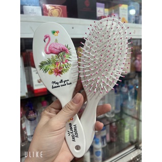 Lược bầu gỡ rối chải tóc sang chảnh_ Lược Hạnh Phúc