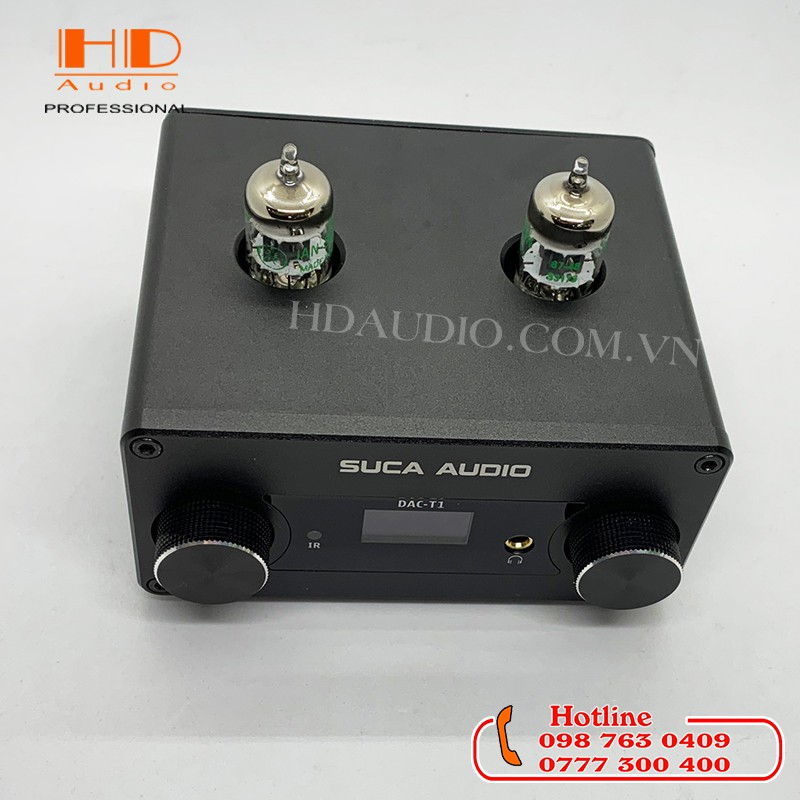 Giải mã Tích Hợp Pre Đèn SUCA-AUDIO DAC T1 hỗ trợ nhiều đầu vào và cải thiện âm thanh ngọt ngào hơn với phần Pre đèn.