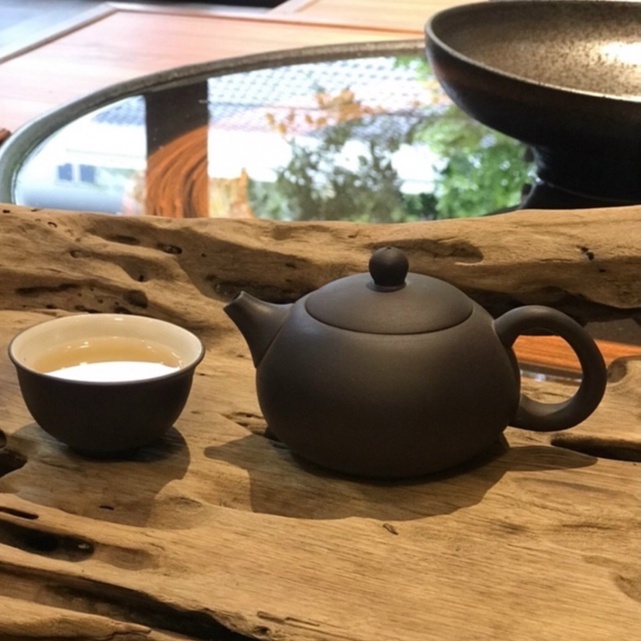 Bộ ấm chén Tử sa, Ấm tây thi đen, bộ tách trà đạo, thiền trà, gốm sứ Bát tràng hàng thủ công nghệ nhân Phạm Thế Anh