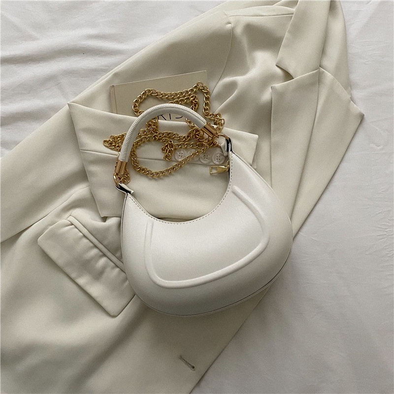 Túi Đeo Vai Thời Trang Mùa Hè 2022 Phối Dây Xích Sành Điệu Cho Nữ