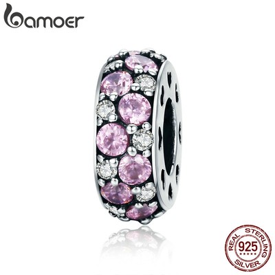 Hạt charm BAMOER SCC635 Bạc 925 dùng làm trang sức DIY dành cho nữ
