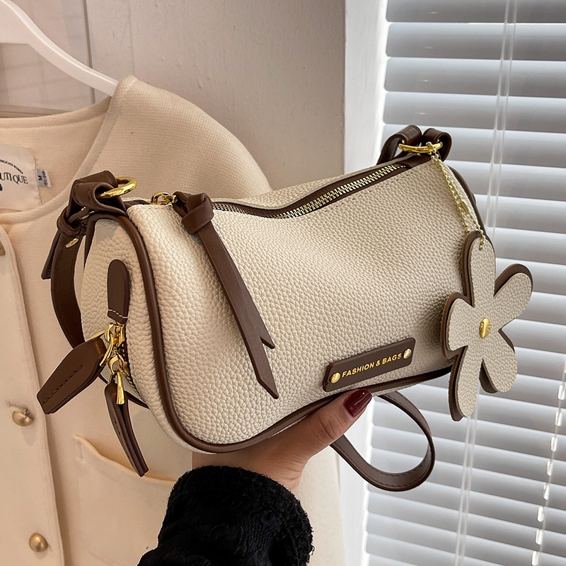 IELGY Túi Đeo Chéo Hình Trụ Thời Trang Sang Trọng Cho Nữ