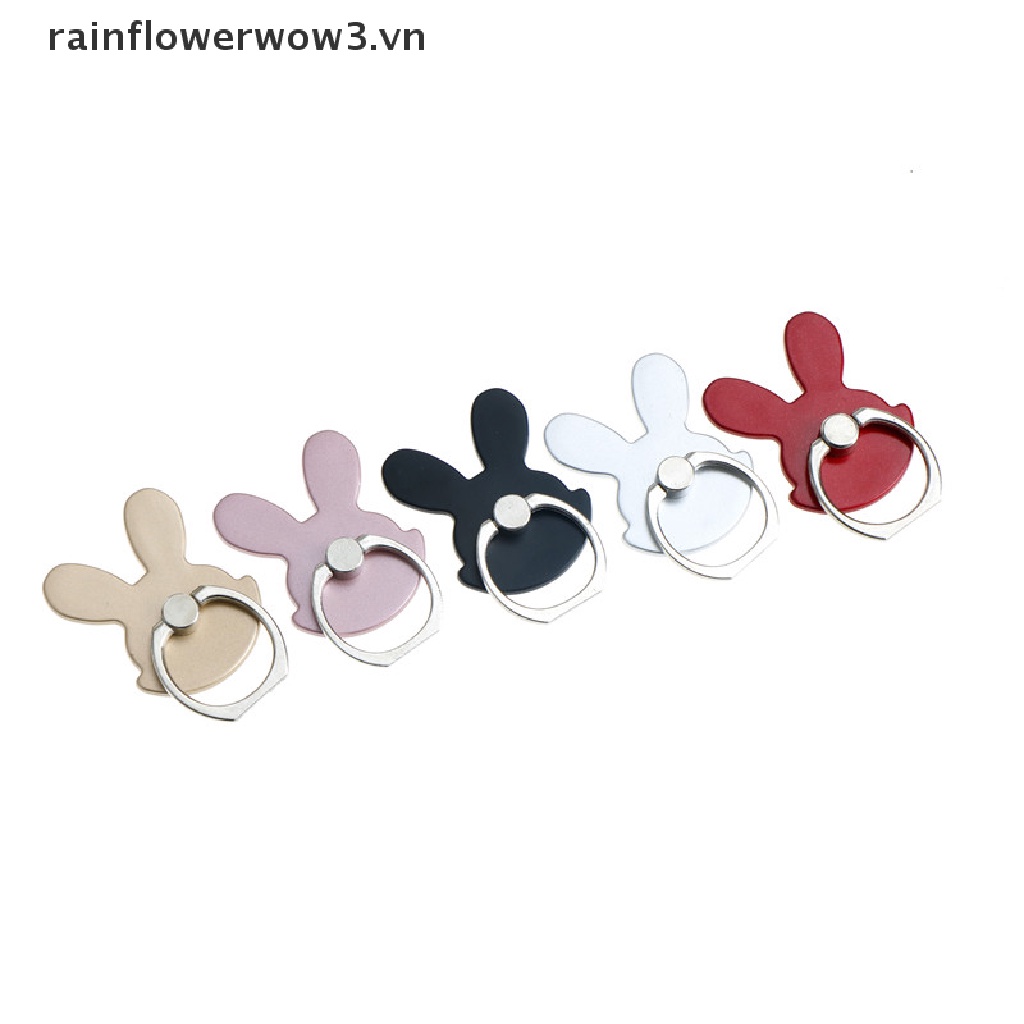 Vòng Nhẫn Đỡ Điện Thoại Xoay 360 Độ Hình Thỏ Thông Dụng