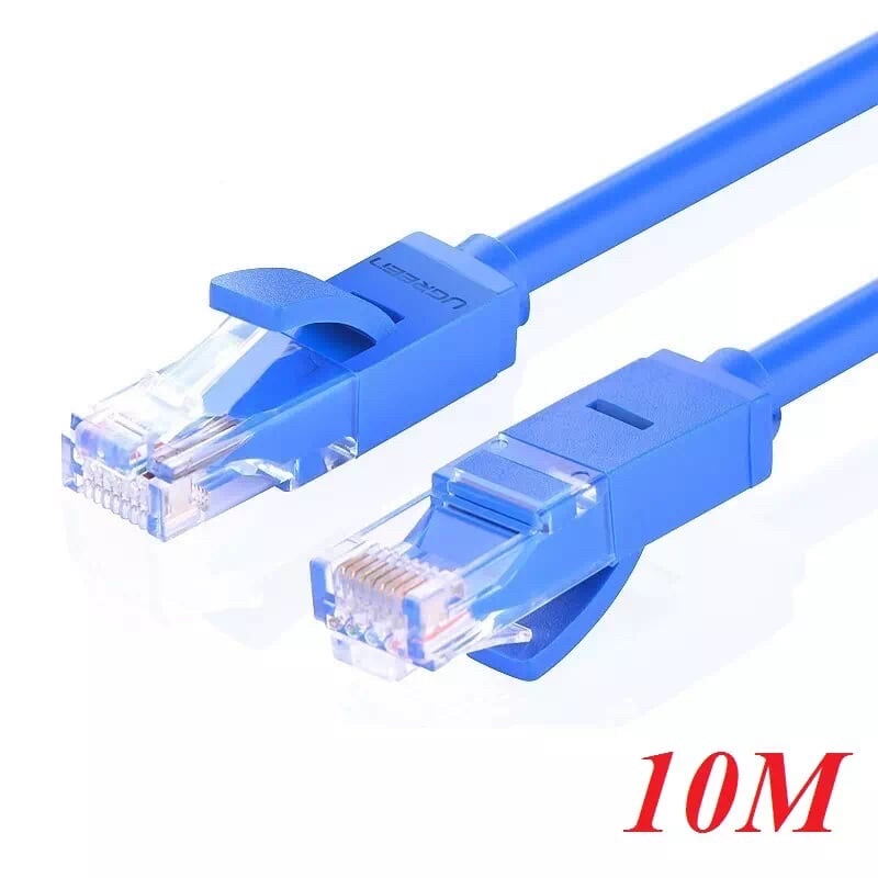 Cáp mạng Cat6 đúc sẵn 10m chính hãng Ugreen 11205 cao cấp