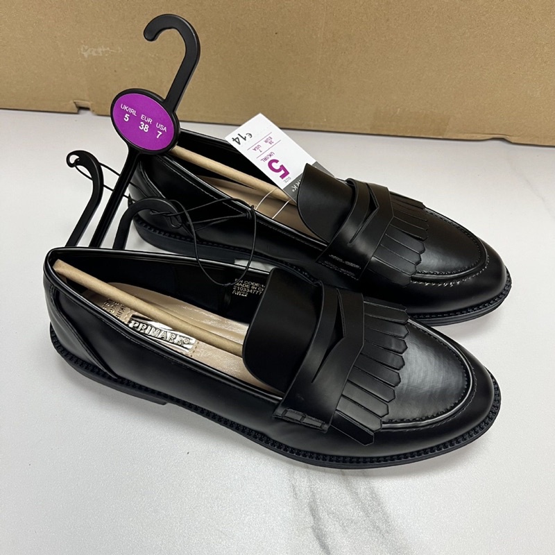 Loafer Primark chất da PU lì hàng xuất dư