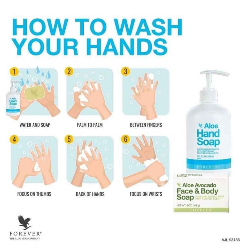 Sữa rửa mặt và tay Aloe Hand Soap