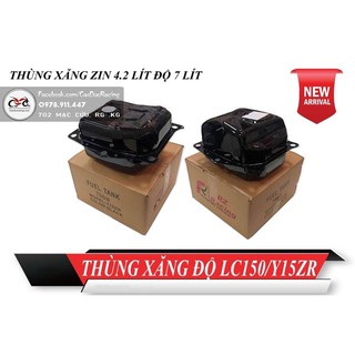 Thùng xăng lớn Exciter 150 dung tích 7L chính hãng RZ Racing, thay thế thùng xăng zin ex150