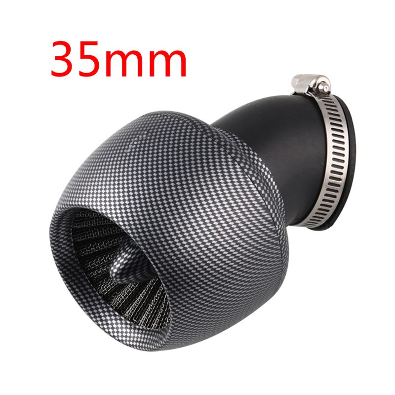 Thiết bị lọc không khí bằng sợi carbon 48mm dành cho 150cc-250cc