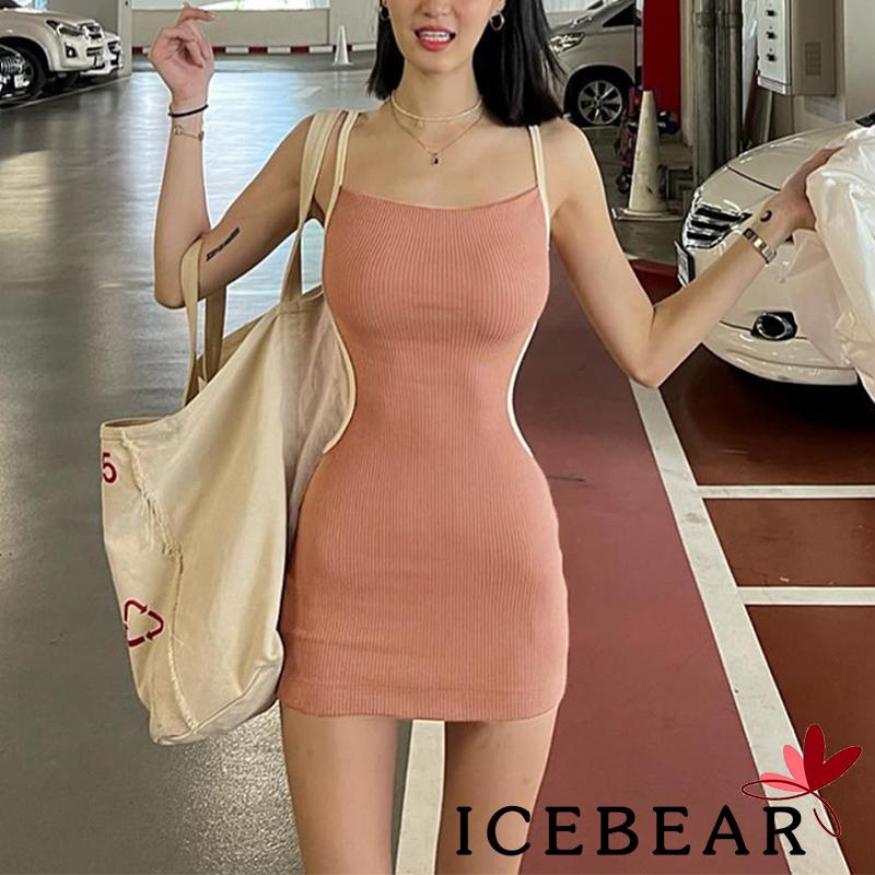 Đầm Ôm Hai Dây Hở Lưng Thời Trang Gợi Cảm Cho Nữ