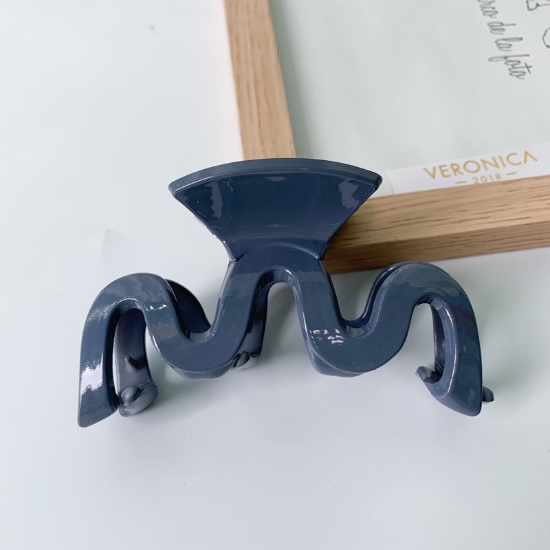 Kẹp tóc càng cua gợn sóng Hàn Quốc phụ kiện tóc Veronica