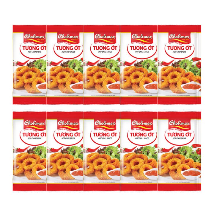 Tương ớt Cholimex gói nhỏ 10g x 50gói/ túi