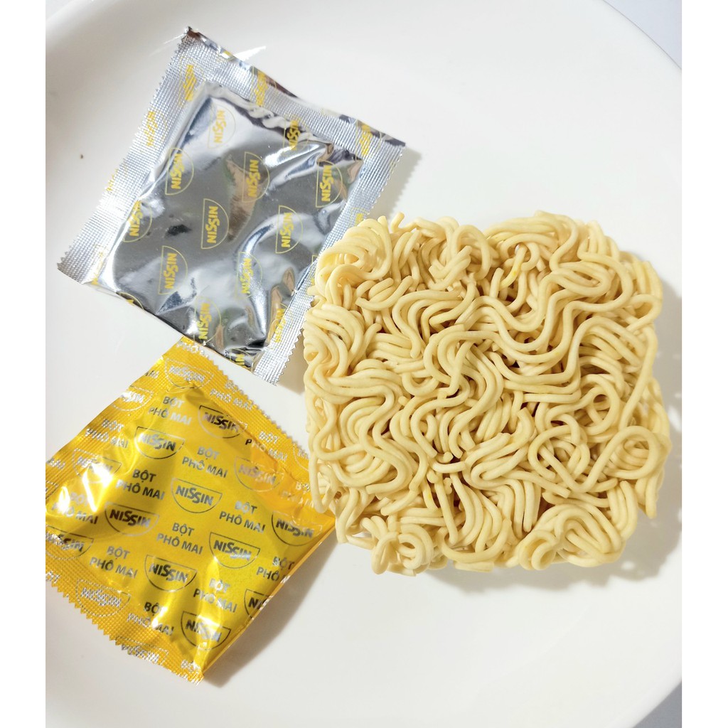 combo 10 gói  mì gà  nissin xào cay  3 loại , 71 gr gói,