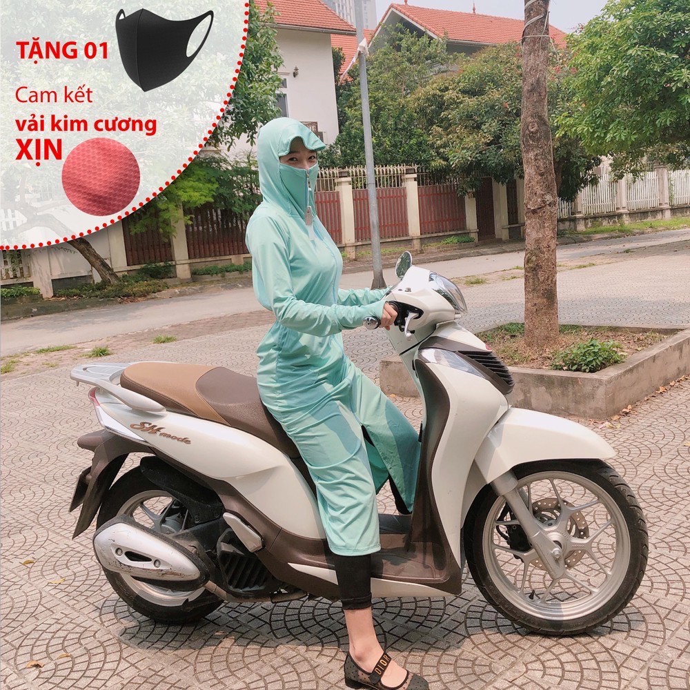 Áo Chống Nắng Nữ Che Toàn Thân thoáng mát ngăn tia UV