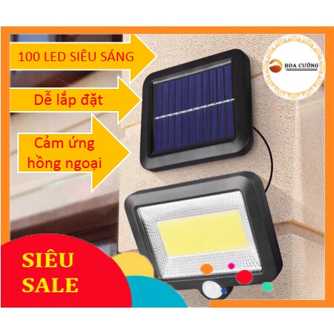 [GIÁ TỐT] Đèn cảm ứng năng lượng mặt trời dùng trong nhà, tặng kèm dây cáp 5m 100 Led Pin rời