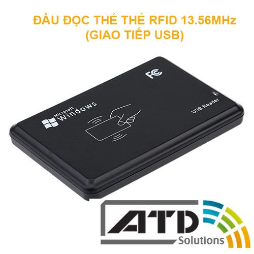 Đầu đọc thẻ RFID mifare 13,56MHz giao tiếp USB