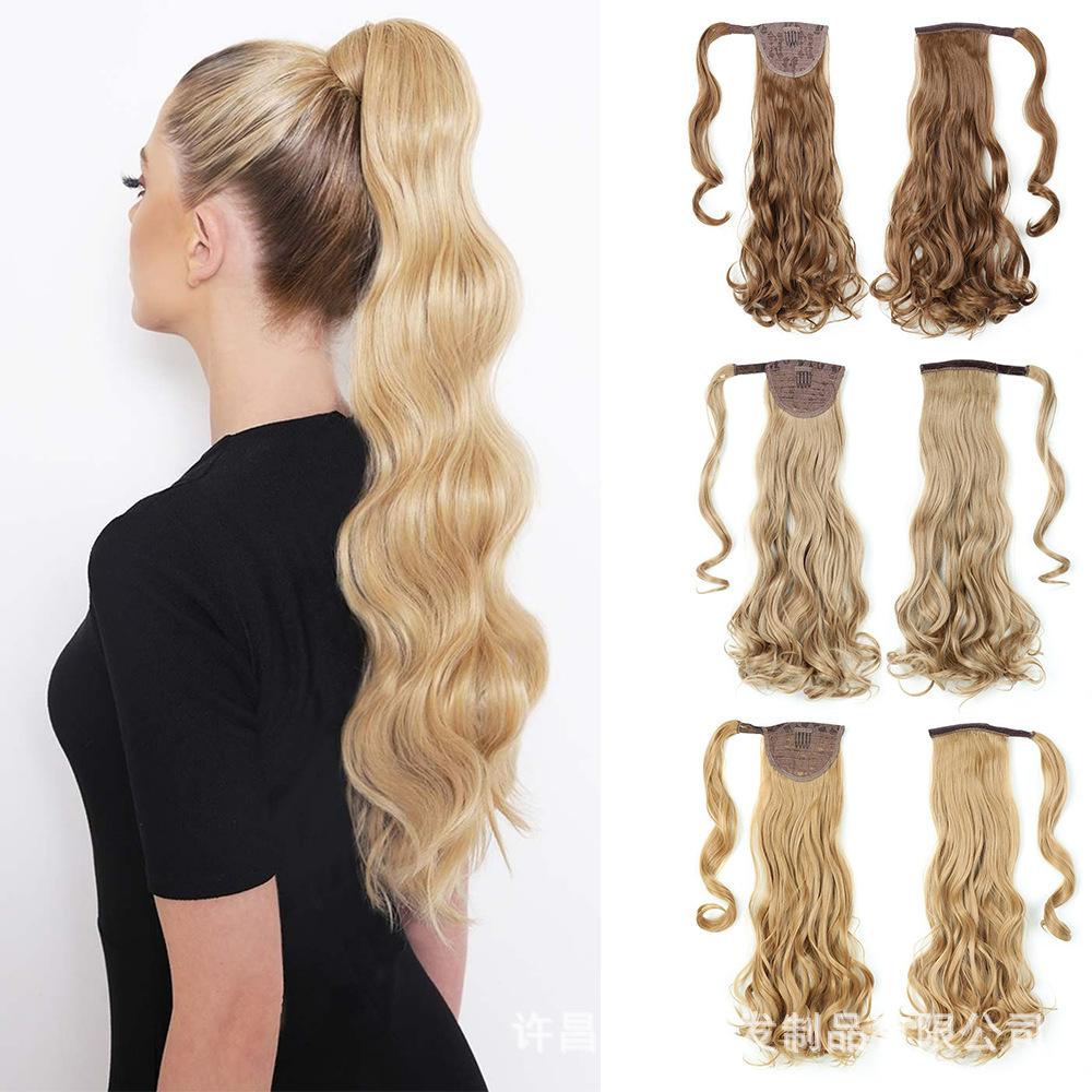 Tóc Giả Thắt Bím Dài Gợn Sóng Bằng Sợi Tổng Hợp Dành Cho Nữ