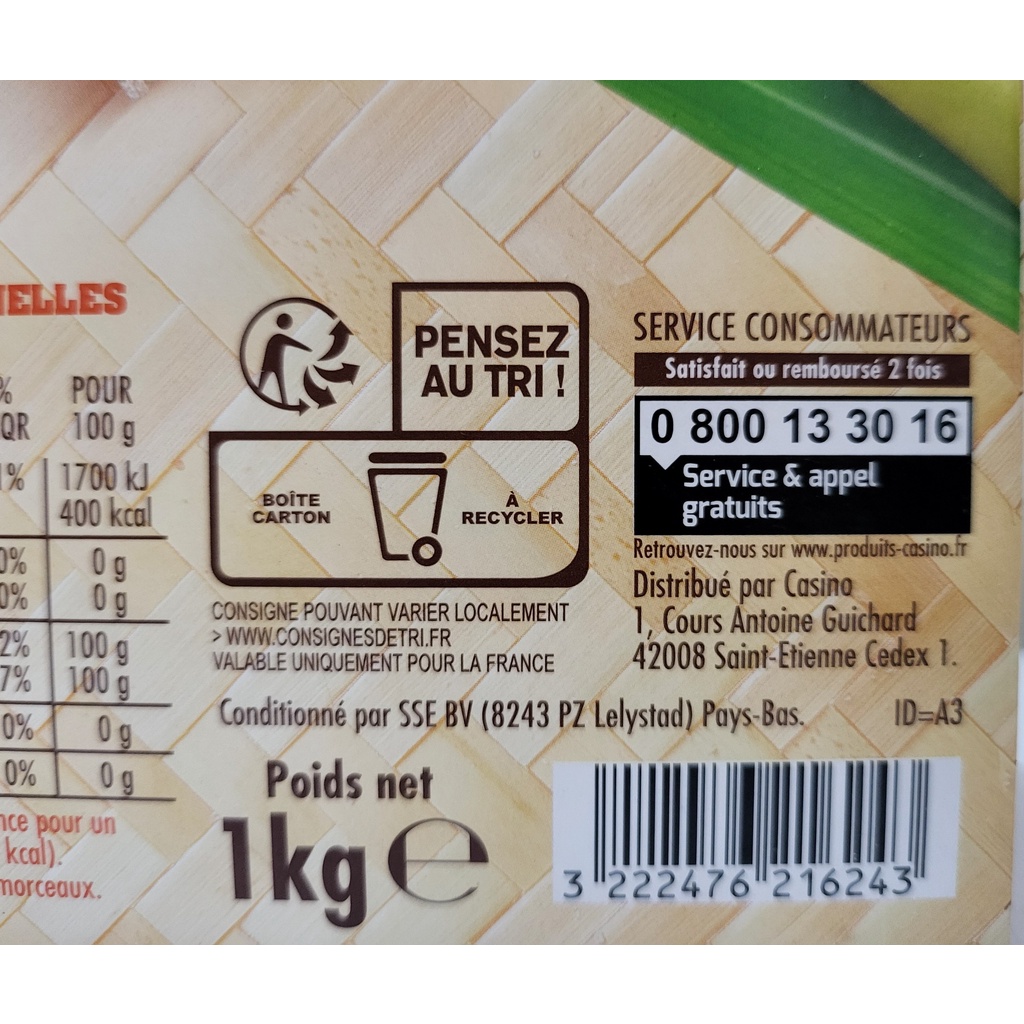 [Hộp 1Kg] ĐƯỜNG MÍA NÂU NGUYÊN CHẤT DẠNG VIÊN [Netherlands] CSN (Cubes) Pure Brown Canne Sugar