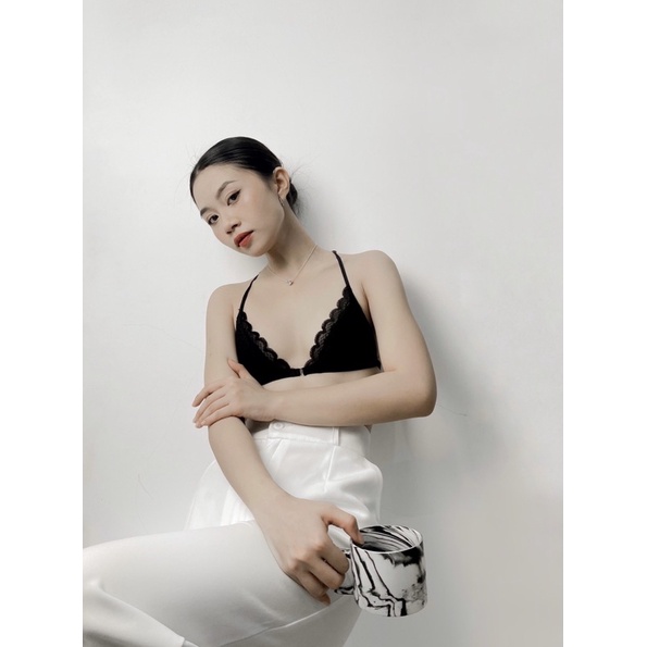 Áo Bralette Ren Lucy - Lilace.studio Thiết Kế ( Tặng kèm mút ) | BigBuy360 - bigbuy360.vn