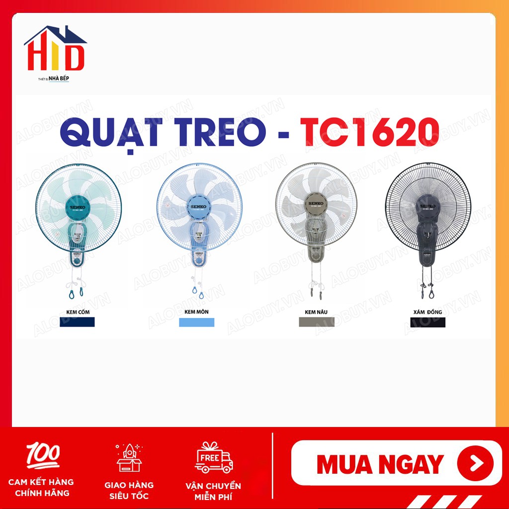 Quạt điện cao cấp senko tc1620-B400 chính hãng