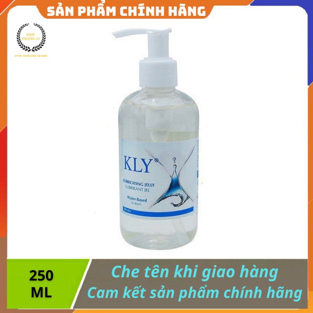 [ CHÍNH HÃNG ] - Gel bôi trơn cao cấp gốc nước KLY , An toàn, hiệu quả xuất xứ từ Thỗ Nhĩ Kỳ - chai 250ml