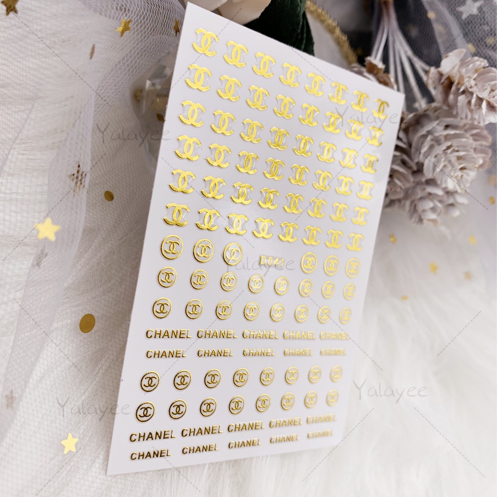 Miếng Dán 3D Trang Trí Móng Tay D041