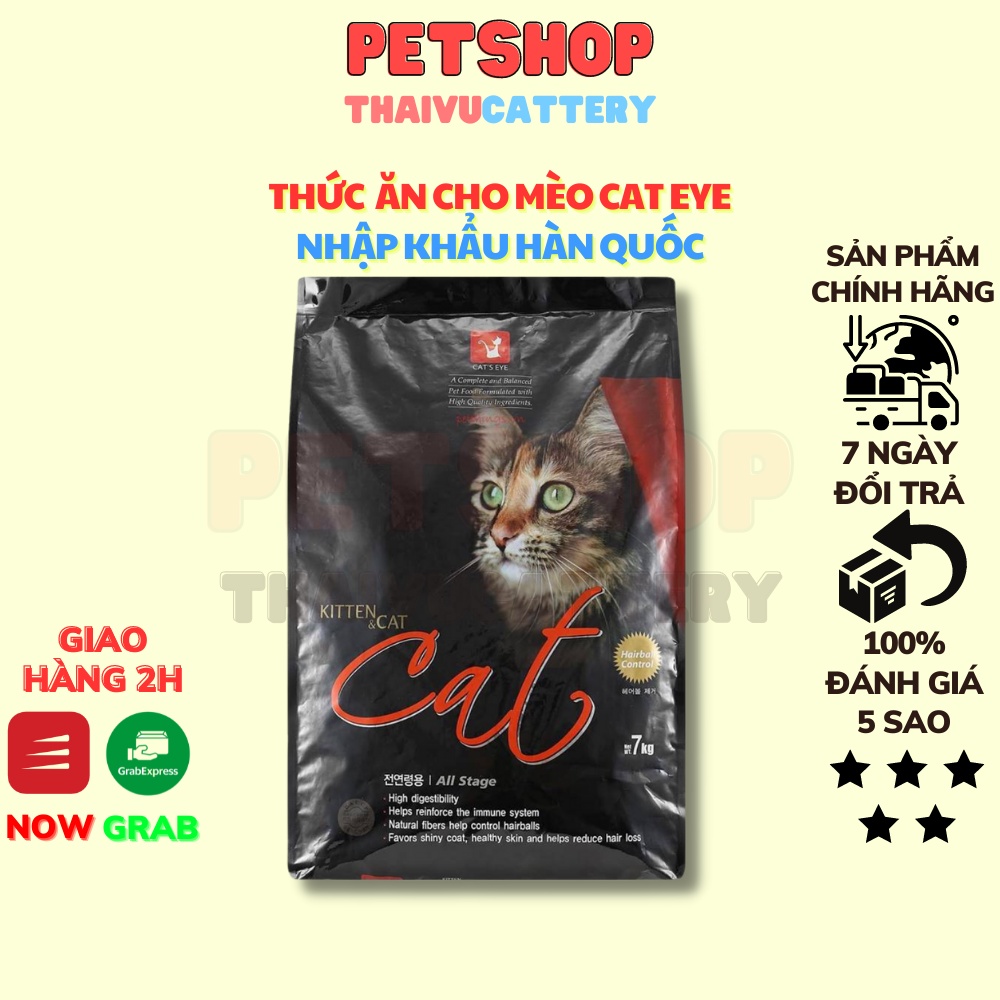 [Mã PET50K giảm Giảm 10% - Tối đa 50K đơn từ 250K] Thức ăn cho mèo Cat Eye - Nhập Khẩu Hàn Quốc Túi 1Kg