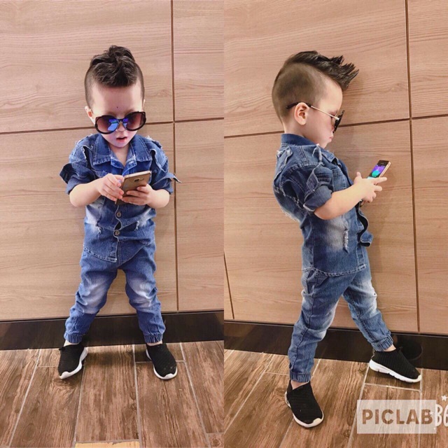 Bộ jeans bé trai