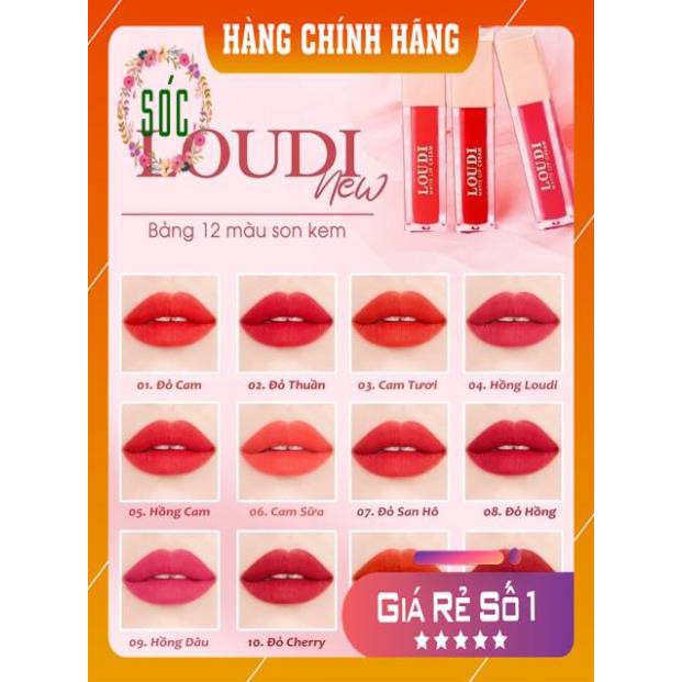 ⚡ MẪU MỚI ⚡ SON KEM LÌ LOUDI CHÍNH HÃNG | BigBuy360 - bigbuy360.vn