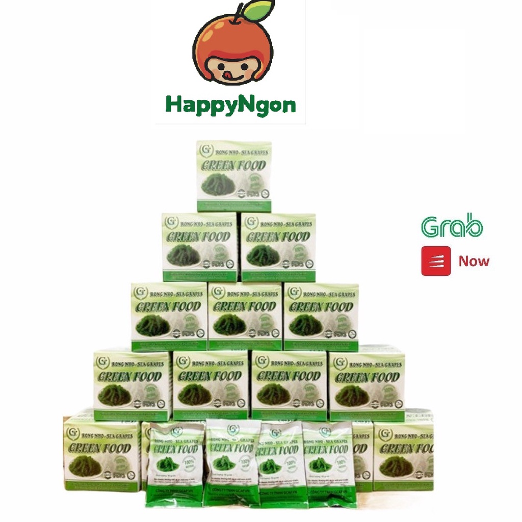 [CHÍNH HÃNG] Rong nho Green Food 100% Natural Hàng Công Ty Check Thông Tin Qua Mã Vạch