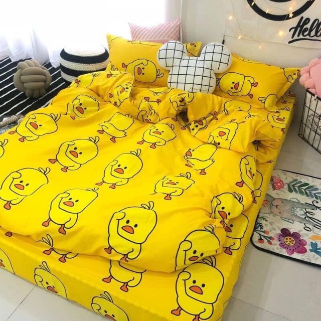 cotton poly vịt vàng