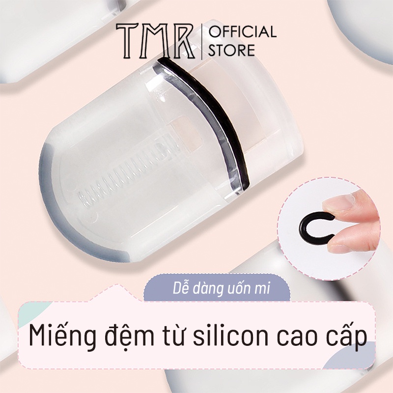 Kẹp bấm mi mini TMR tiện dụng, uốn mi siêu cong, mi cong tự nhiên tơi chất liệu nhựa ABS cao cấp