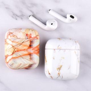 Marble Pattern TPU Headset Protective Case For Apple Airpods 1 2 Wireless Bluetooth Headphone Cover