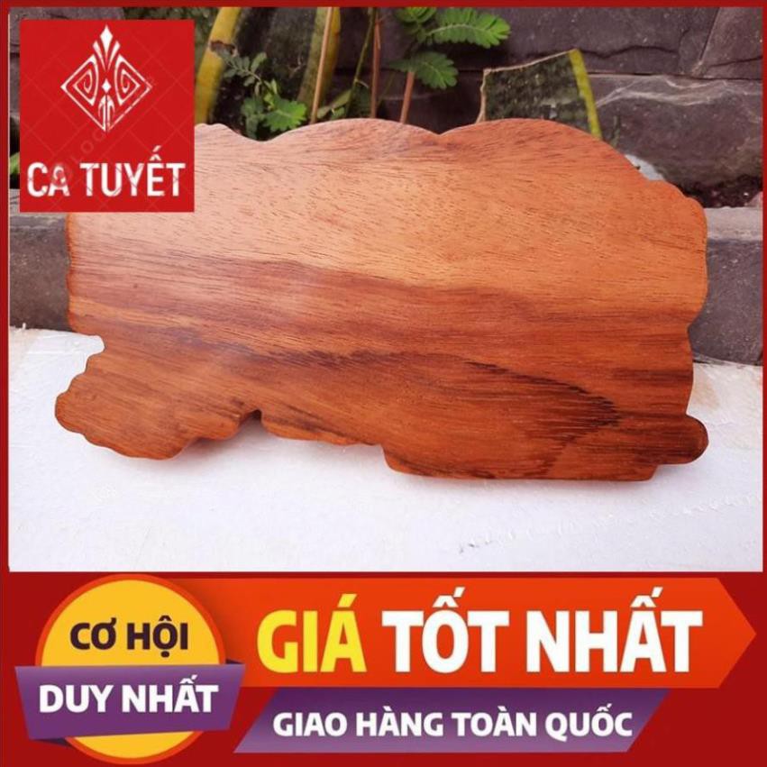 Gạt Tàn Thuốc Dài Hình Vuông Bằng Gỗ Hương Trạm Khắc Tinh Xảo