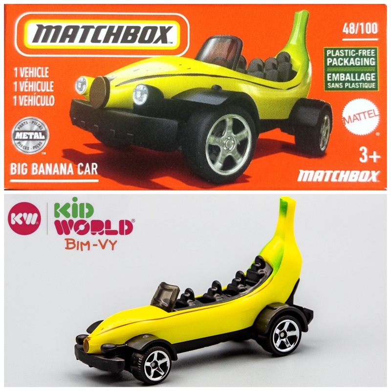 Xe mô hình Matchbox Box Big Banana Car 48/100.