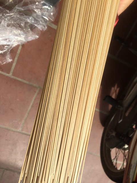 Nan lồng chim đẹp già, nan trắng đủ các loại kích thước , nan làm lồng chim chào mào, chòe, khuyên