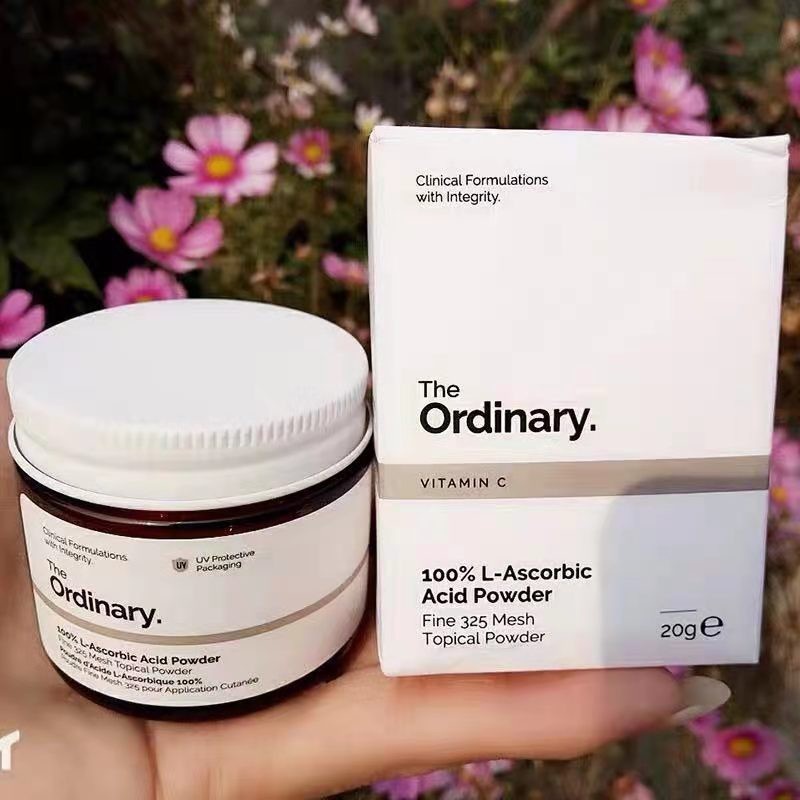 THE ORDINARY Bột Vitamin C 100% L-VC Làm Sáng Da Chống Oxy Hóa Loại Bỏ Mụn Trứng Cá