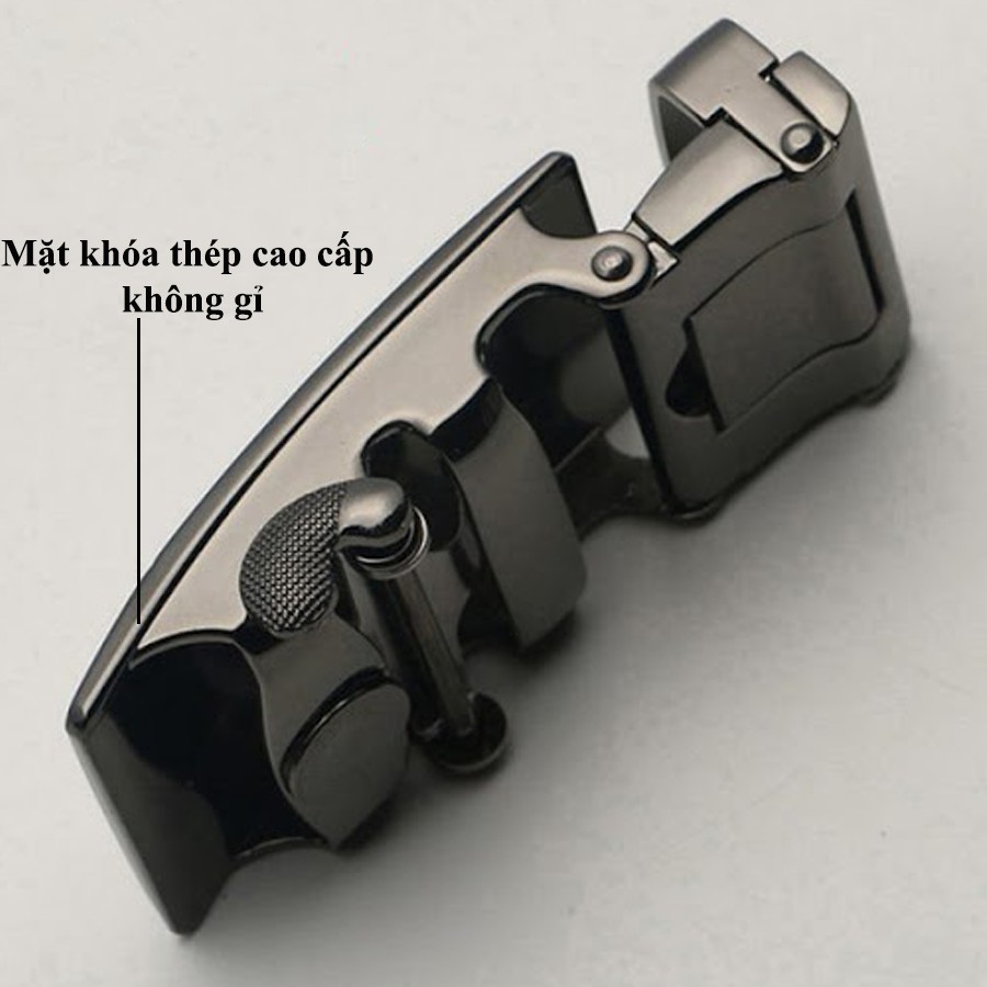 Thắt Lưng Hàng Hiệu, Dây Nịt Da Nam C01, Bản 3,5cm, Khóa Kim Loại Tự động, Phù Hợp Mặc Quần Âu, Thời Trang Công Sở