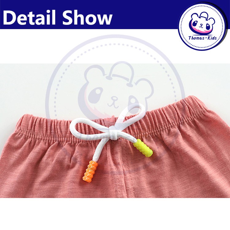 D308 thời trang mùa hè quần dài cotton bé trai thoải mái