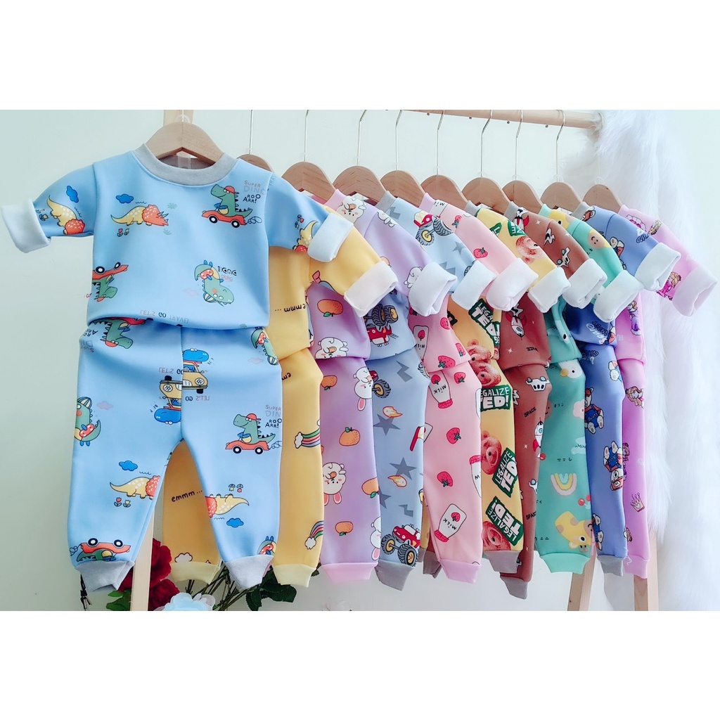 Bộ nỉ lông cho bé từ 4-14kg