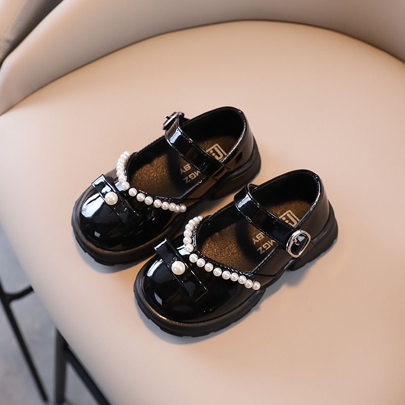 Giày Tập Đi, Giày Búp Bê Cho Bé Gái Đính Nơ Ngọc Xinh Xắn MGBaBy Mẫu Mới 2022