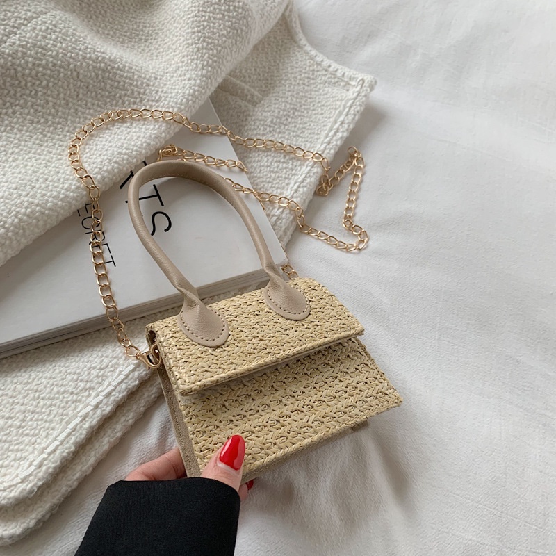 Túi Đeo Vai Hình Vuông Cỡ Nhỏ Phong Cách Ngoại Quốc Thời Trang Mùa Hè 2022 Mới Cho Nữ