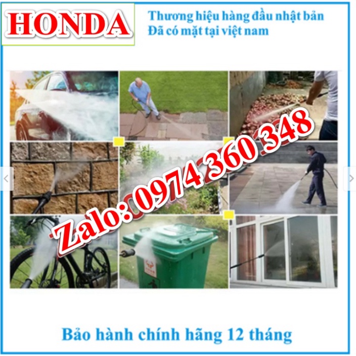 Siêu hot Máy rửa xe HONDA siêu khỏe. Màu vàng.