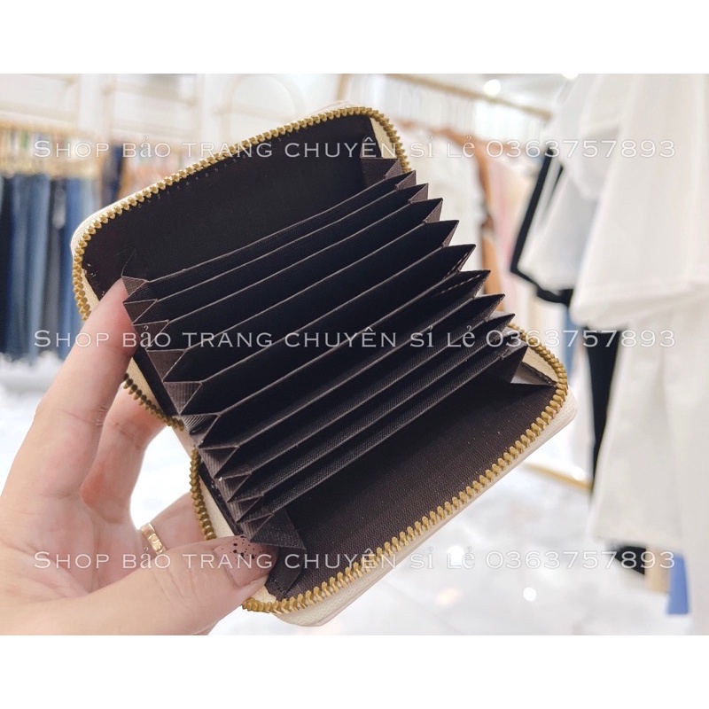Ví nữ ngắn đẹp cầm tay mini nhỏ gọn bỏ túi nhiều ngăn dễ thương (toàn bộ ảnh thật)