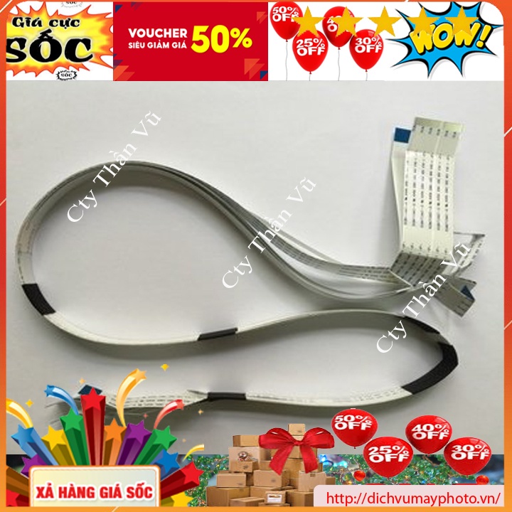 Bộ cáp đầu in đầu kim phun máy in màu EPSON  L800 L801 R270 R290 T50 R390 R330 hàng bóc máy chất lượng tốt kholinhkien